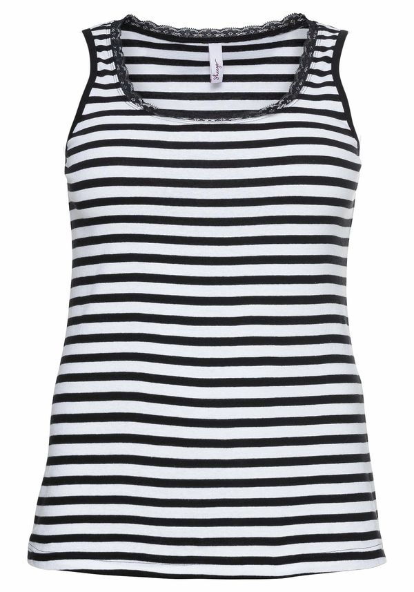 SHEEGO SHEEGO Top  crna / bijela