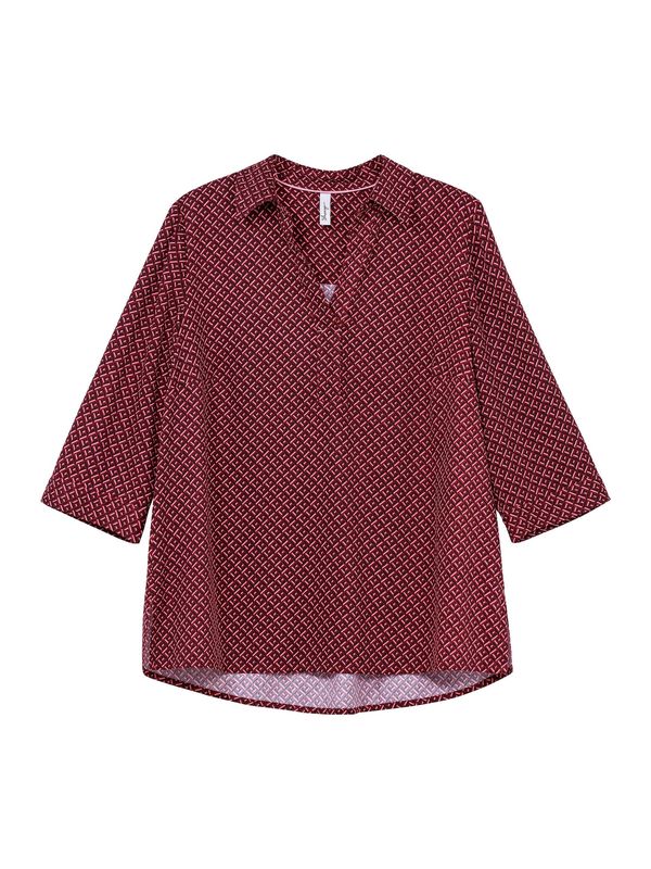 SHEEGO SHEEGO Tunika  boja vina / crna / bijela