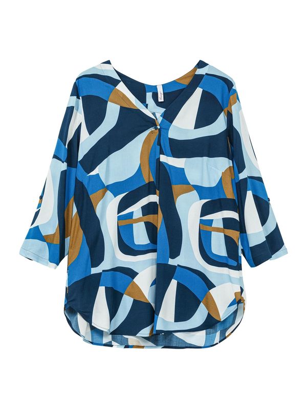 SHEEGO SHEEGO Tunika  plava / morsko plava / svijetloplava / smeđa