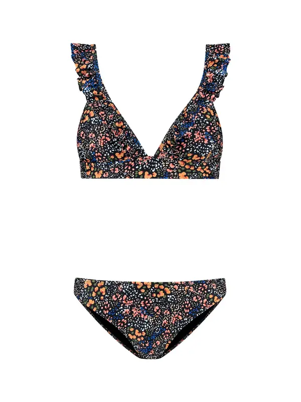 Shiwi Shiwi Bikini 'Bobby'  plava / svijetlonarančasta / roza / crna