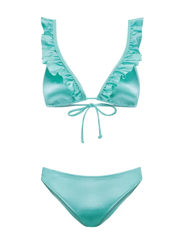 Shiwi Shiwi Bikini 'Bobby'  tirkiz / petrol / bijela
