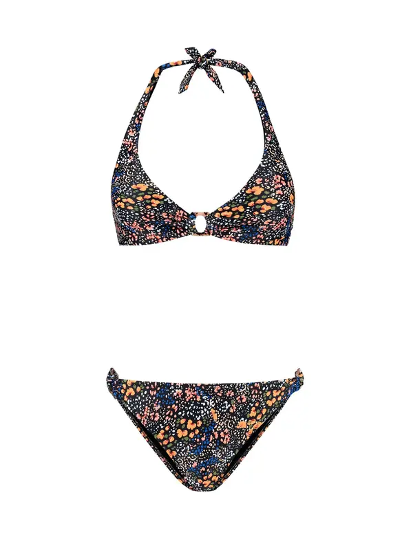 Shiwi Shiwi Bikini 'Caro'  plava / zelena / svijetlonarančasta / crna