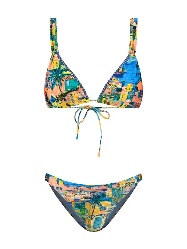 Shiwi Shiwi Bikini  plava / tamo žuta / zelena / koraljna