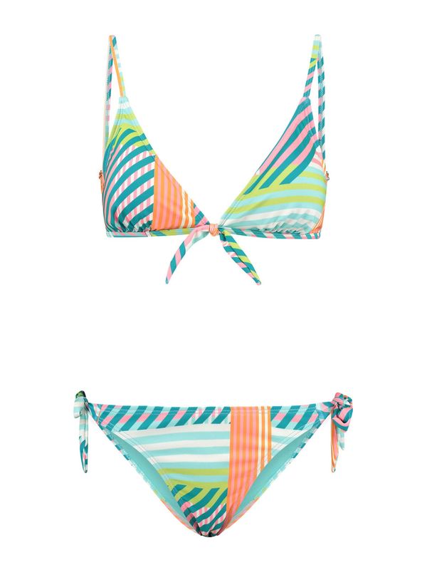 Shiwi Shiwi Bikini 'ROMY'  svijetloplava / petrol / tamno narančasta / roza / bijela