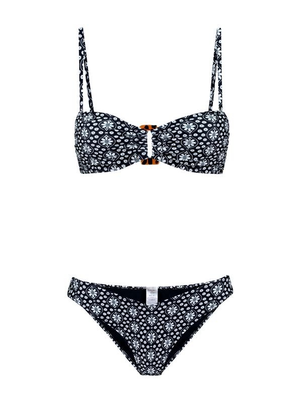 Shiwi Shiwi Bikini 'Zoe'  svijetloplava / crna / bijela
