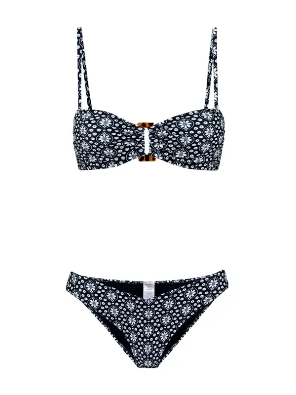 Shiwi Shiwi Bikini 'Zoe'  svijetloplava / crna / bijela
