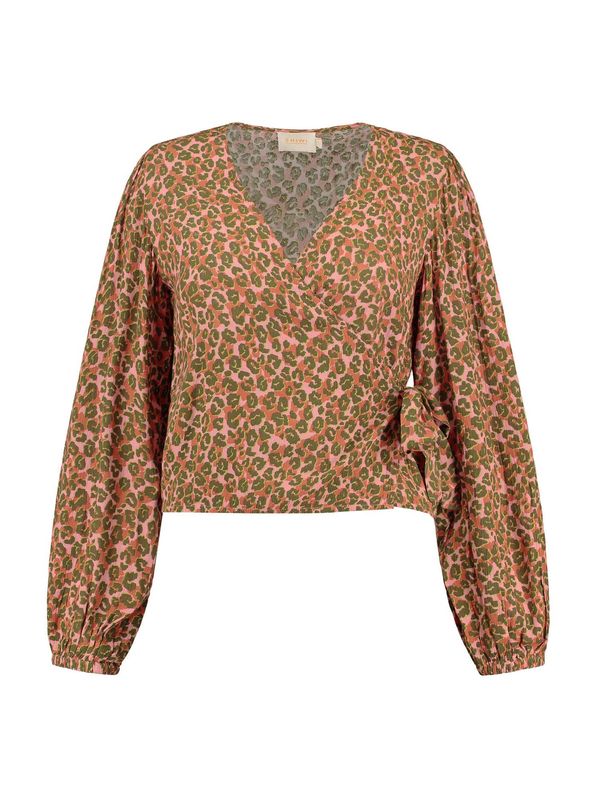 Shiwi Shiwi Bluza 'CAPRI'  maslinasta / ciglasto crvena / svijetloroza