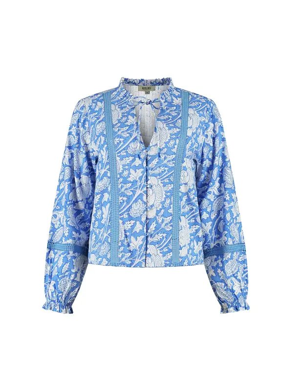 Shiwi Shiwi Bluza 'Elsie'  plava / azur / bijela