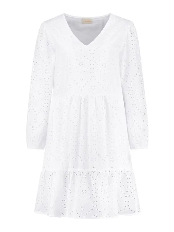 Shiwi Shiwi Haljina 'BRODERIE ANGLAISE'  bijela