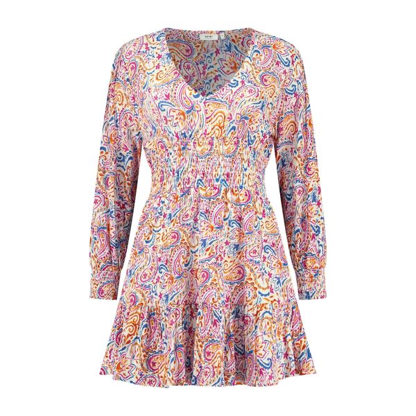 Shiwi Shiwi Haljina 'ZARAGOSA'  plava / ljubičasta / narančasta / bijela