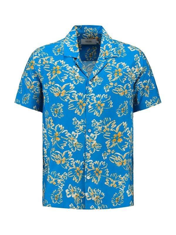 Shiwi Shiwi Košulja  azur / svijetložuta / mandarina