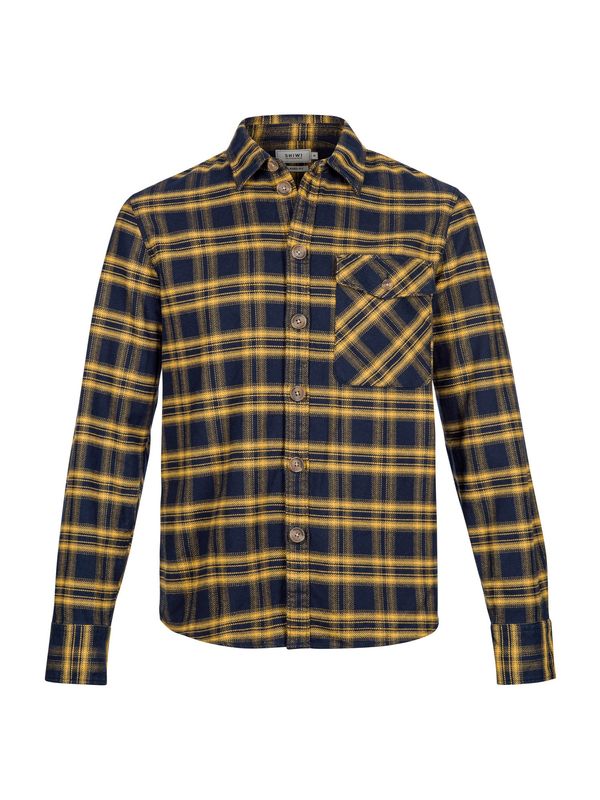 Shiwi Shiwi Košulja 'Brad'  mornarsko plava / žuta