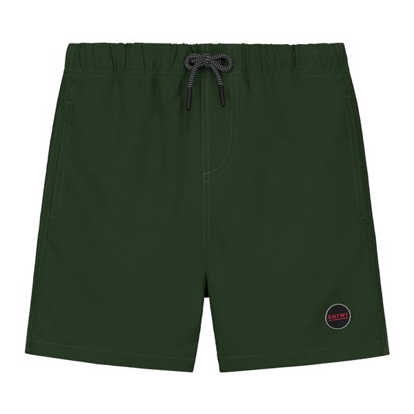 Shiwi Shiwi Kupaće hlače 'MIKE'  tamno zelena / crvena / bijela