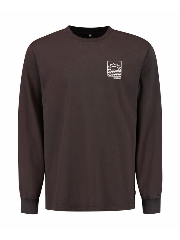 Shiwi Shiwi Majica  antracit siva / bijela