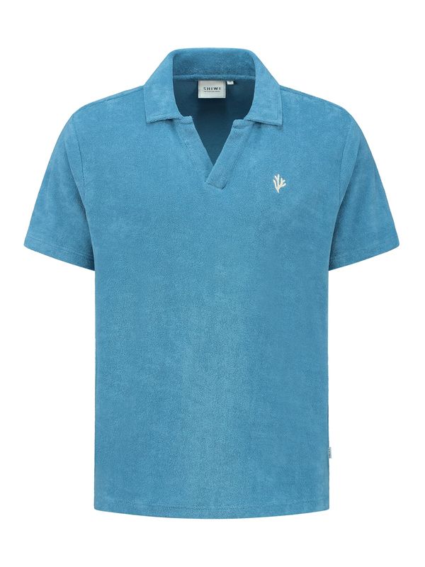 Shiwi Shiwi Majica 'NICO'  azur / bijela