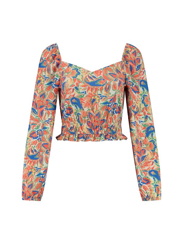 Shiwi Shiwi Majica  sivkasto bež / plava / zelena / narančasta