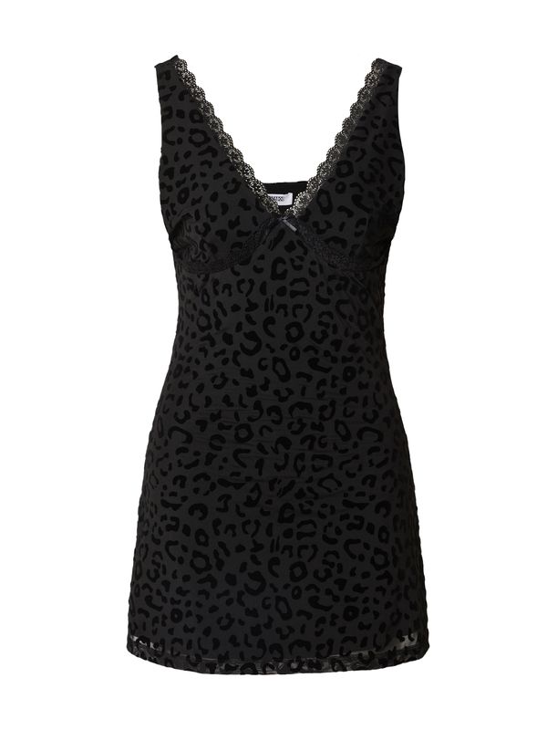 SHYX SHYX Koktel haljina 'Samira'  crna / crna melange