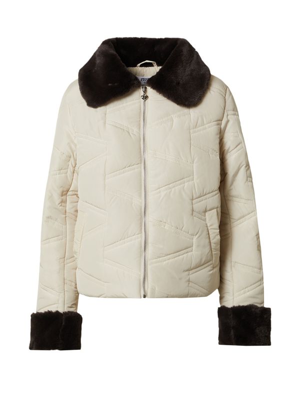 SHYX SHYX Prijelazna jakna 'Mila'  boja pijeska / tamno smeđa