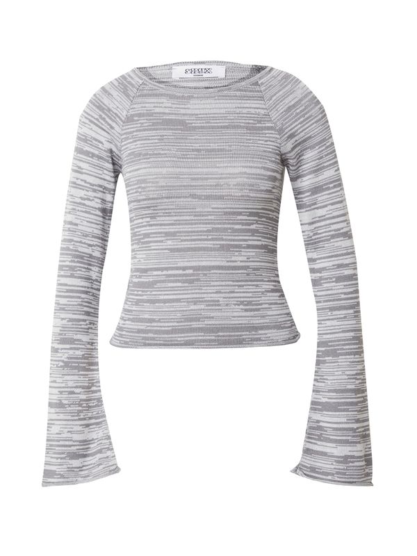 SHYX SHYX Pulover 'Daniela'  siva / bijela