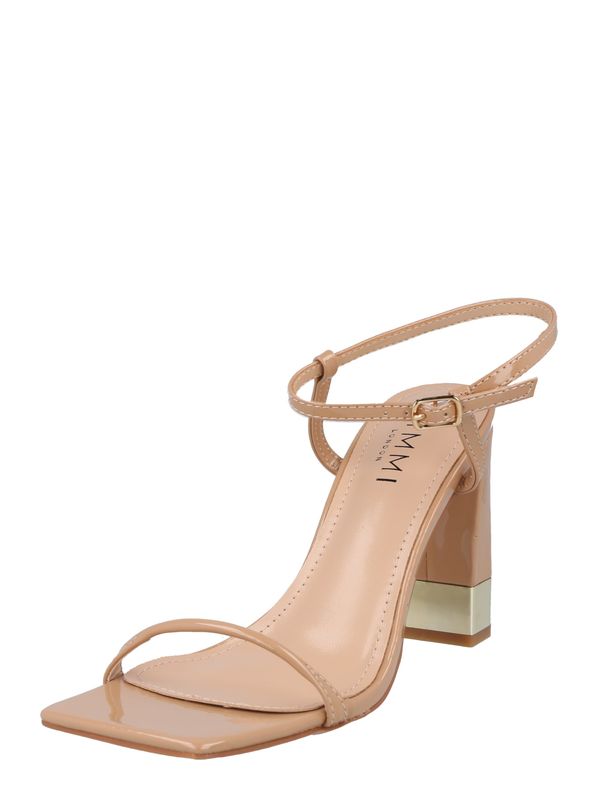 Simmi London Simmi London Sandale s remenčićima 'GEORGIE'  tamno bež