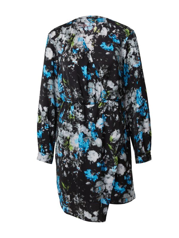 Sisley Sisley Haljina  azur / siva / svijetlozelena / crna