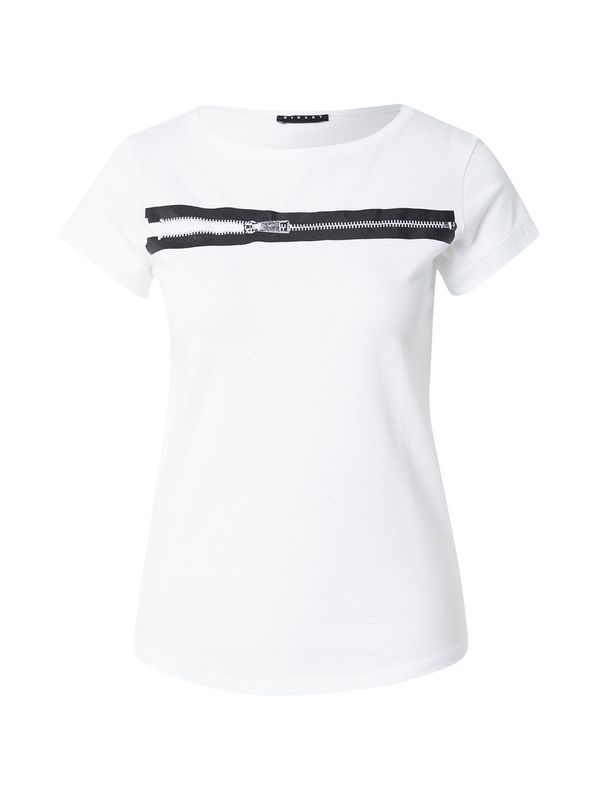 Sisley Sisley Majica  siva / antracit siva / bijela