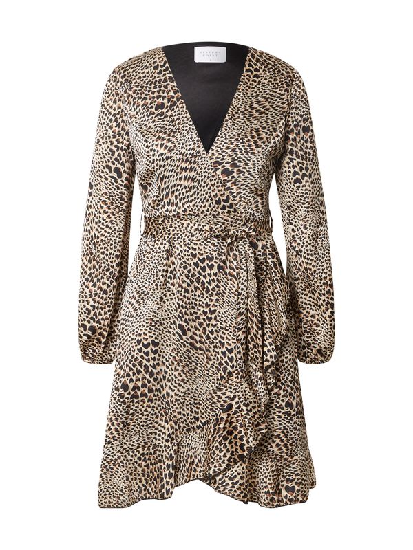 SISTERS POINT SISTERS POINT Haljina 'Greto'  bež / smeđa / crna