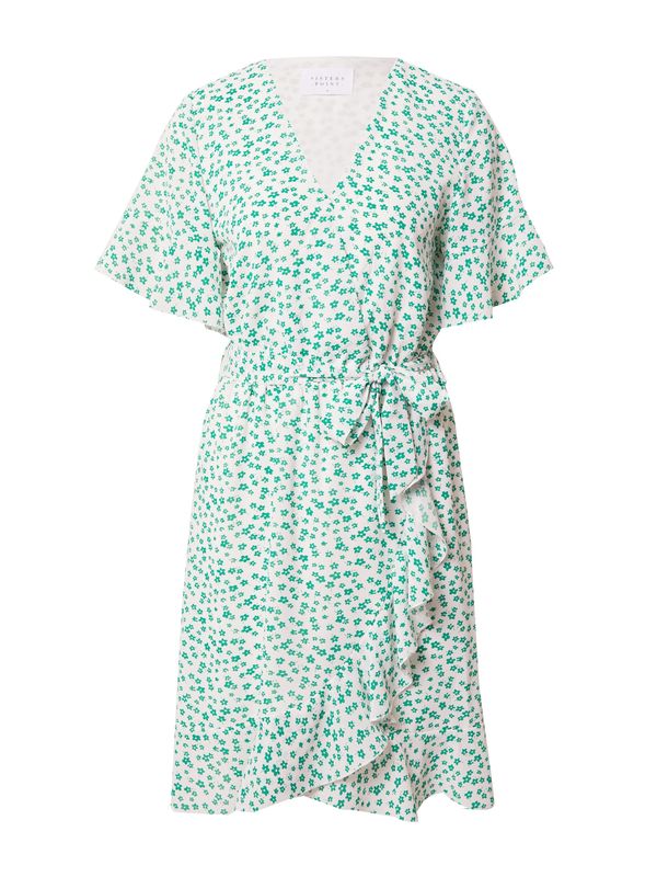 SISTERS POINT SISTERS POINT Haljina 'NEW GRETO'  zelena / bijela