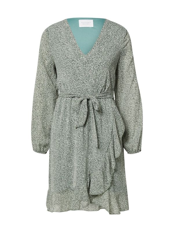 SISTERS POINT SISTERS POINT Haljina 'New Greto'  zelena / crna / bijela