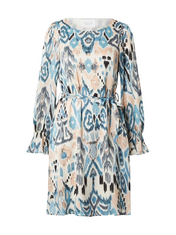 SISTERS POINT SISTERS POINT Haljina 'NOKI-DR27'  boja pijeska / cijan plava / crna