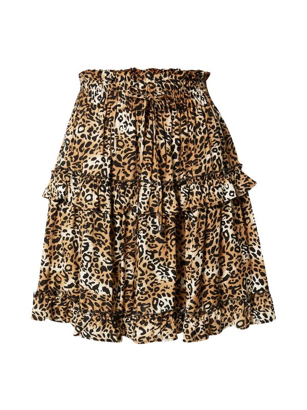 SISTERS POINT SISTERS POINT Suknja 'UCIA'  smeđa / crna / bijela