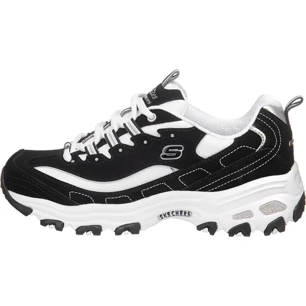 SKECHERS SKECHERS Cipele na vezanje 'Biggest Fan'  crna / bijela