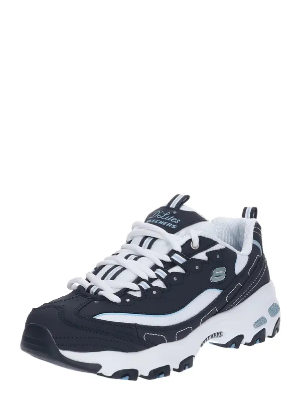 SKECHERS SKECHERS Cipele na vezanje 'D'Lites Biggest Fan'  mornarsko plava / svijetloplava / bijela