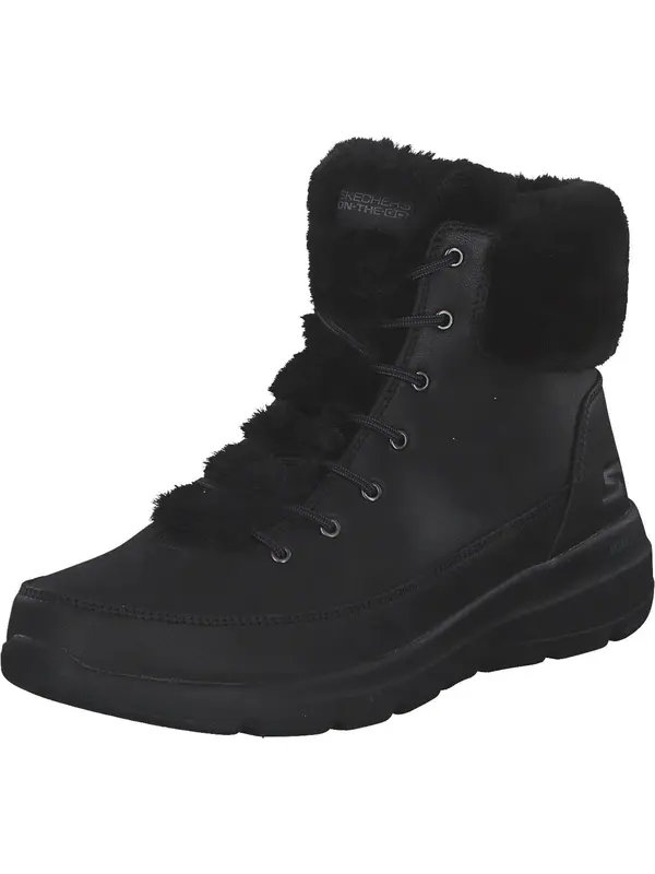 SKECHERS SKECHERS Gležnjače na vezanje 'GLACIAL ULTRA - WONDERLAND'  crna