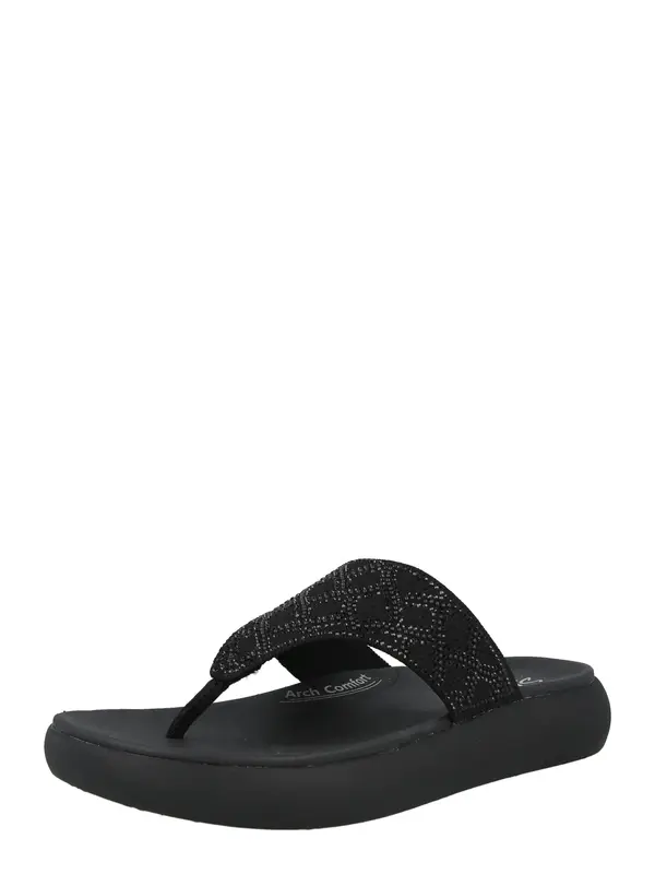 SKECHERS SKECHERS Japanke 'ASANA LUXE'  crna