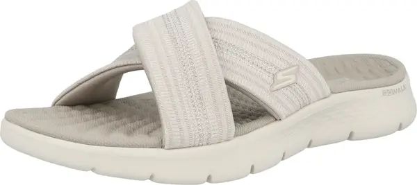 SKECHERS SKECHERS Natikače s potpeticom 'GO WALK FLEX'  ecru/prljavo bijela