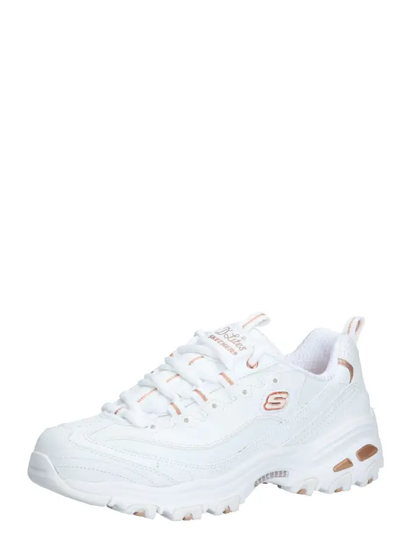 SKECHERS SKECHERS Niske tenisice 'D'Lites'  rozo zlatna / bijela