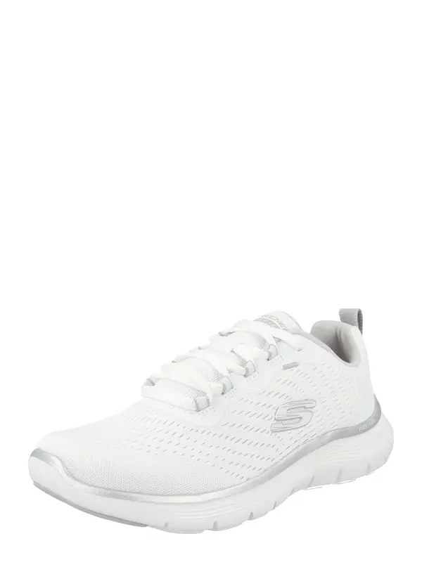 SKECHERS SKECHERS Niske tenisice 'FLEX APPEAL 5.0'  srebro / bijela