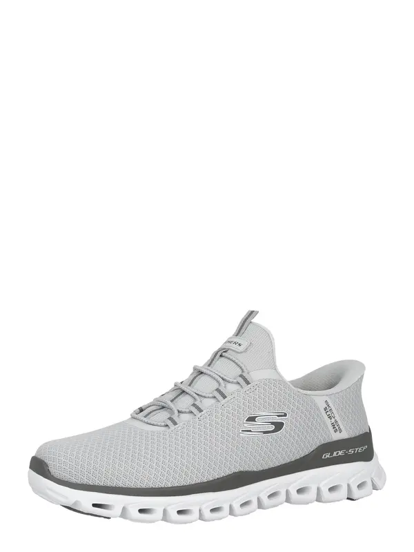 SKECHERS SKECHERS Niske tenisice 'Glide-Step - Noxus'  svijetlosiva / tamo siva