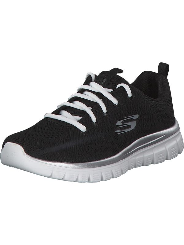SKECHERS SKECHERS Niske tenisice 'Graceful Get Connected'  crna / bijela