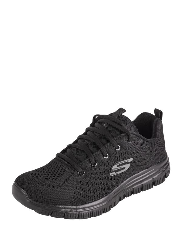 SKECHERS SKECHERS Niske tenisice 'Graceful Get Connected'  siva / crna