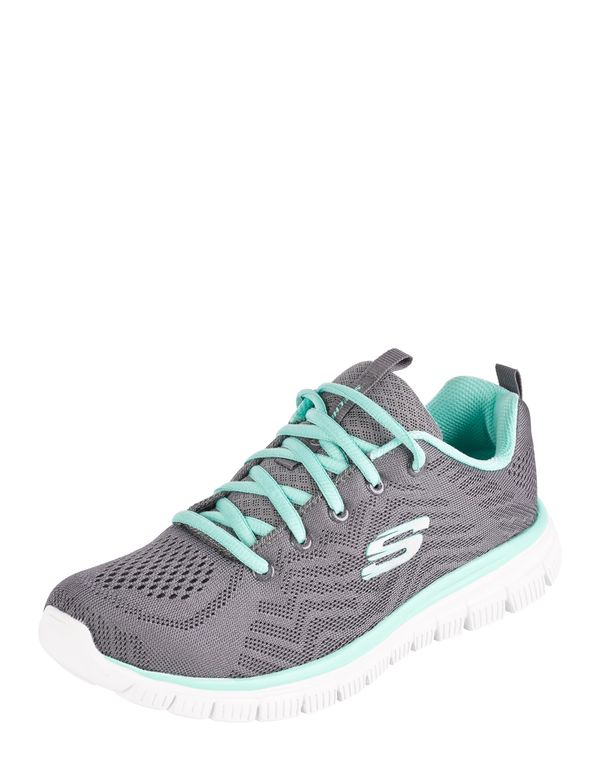 SKECHERS SKECHERS Niske tenisice 'Graceful Get Connected'  tamo siva / menta / bijela