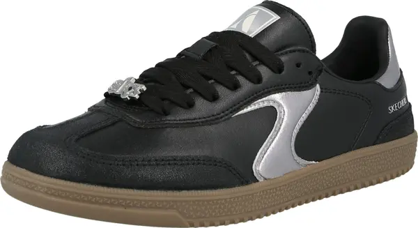 SKECHERS SKECHERS Niske tenisice 'HOTSHOT-COOL GLOW'  crna / srebro