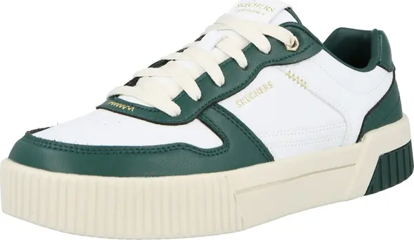 SKECHERS SKECHERS Niske tenisice 'JADE - BEST IN CLASS'  kraljevski zelena / bijela