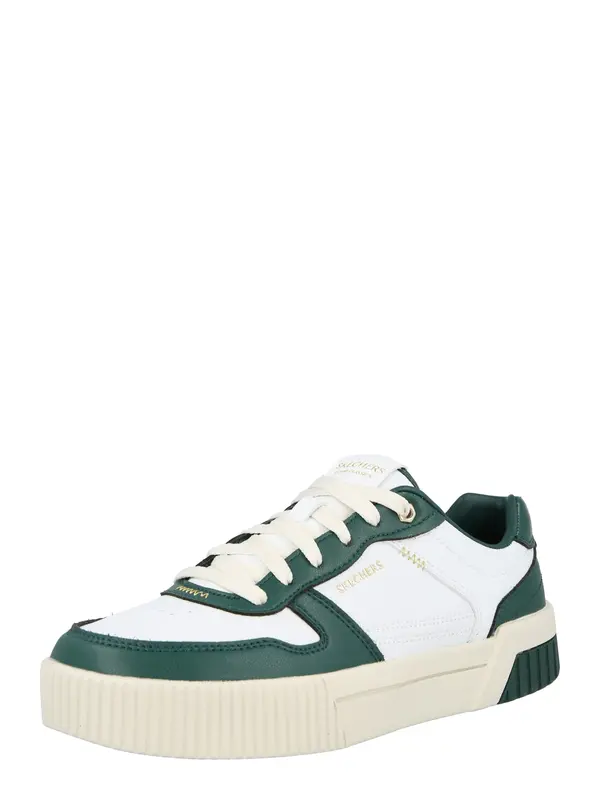 SKECHERS SKECHERS Niske tenisice 'JADE - BEST IN CLASS'  kraljevski zelena / bijela