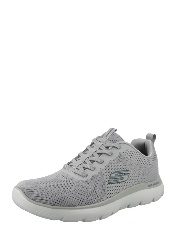 SKECHERS SKECHERS Niske tenisice 'SUMMITS - ECKLER'  siva / smaragdno zelena