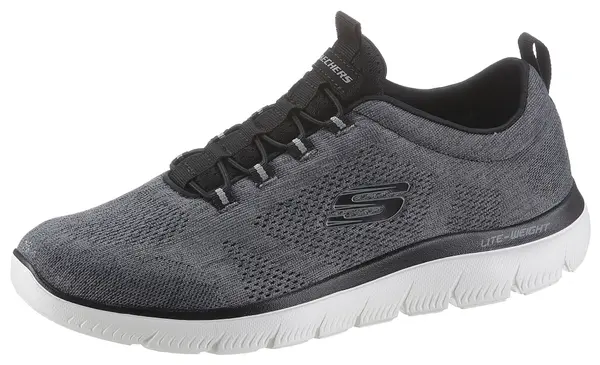 SKECHERS SKECHERS Niske tenisice 'Summits Louvin'  dimno siva / crna