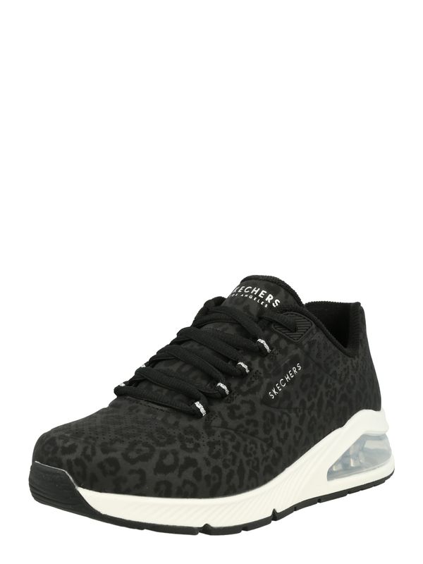 SKECHERS SKECHERS Niske tenisice 'Uno 2'  tamo siva / crna / bijela