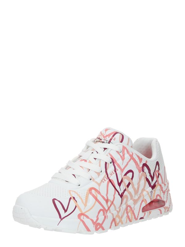 SKECHERS SKECHERS Niske tenisice 'Uno - Spread The Love'  roza / puder roza / burgund / bijela
