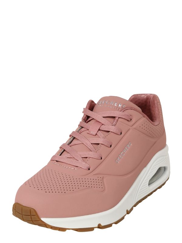 SKECHERS SKECHERS Niske tenisice 'Uno Stand On Air'  prljavo roza / srebro